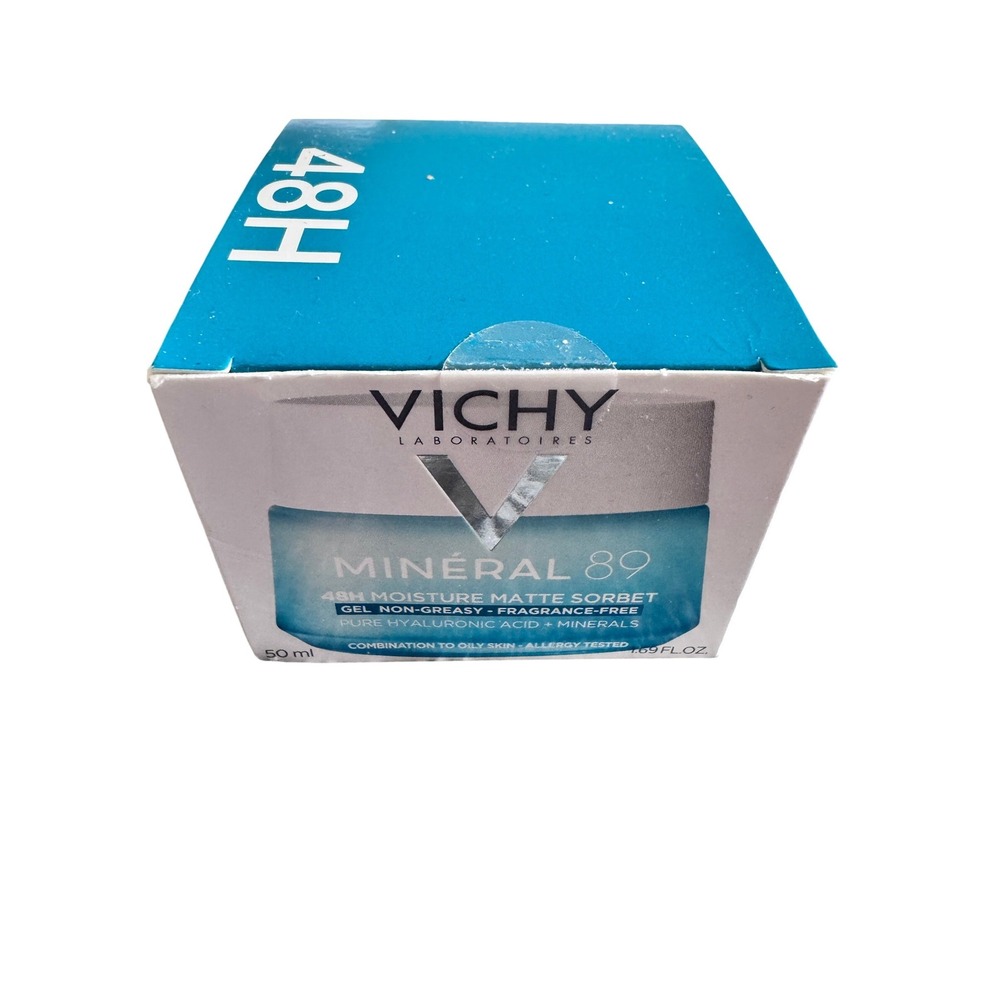 Vichy Mineral 89 48H Moisture Matte Sorbet Gel Non‎ Greasy Fragrance Free 50ml